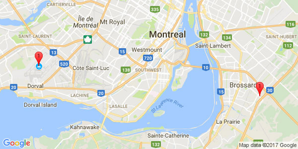 Pierre-Elliot Trudeau International Airport to ALT Quartier DIX/30 HOTEL, Brossard