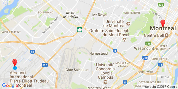 Pierre-Elliot Trudeau International Airport to HOTEL WELCOMINNS, Boucherville